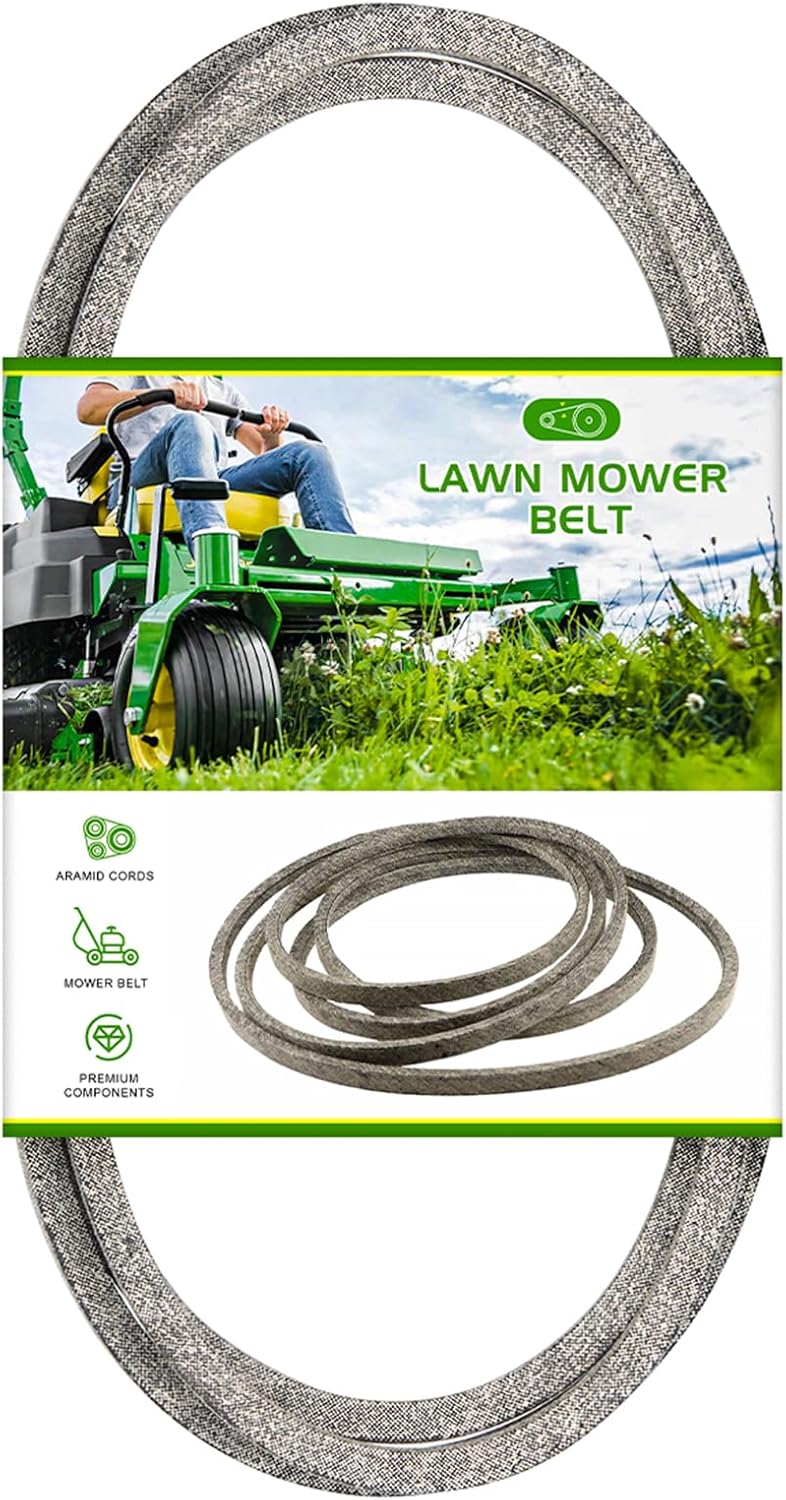 Lawn Mower Deck Belt 5/8" X 114 3/4" Fit for Woods 20644 RDC54 RD60, for Scag 48799, Dixie Chopper 2006B112R, John Deere TCU16907 737 757 Ztrak Mowers, Made with Aramid Cord