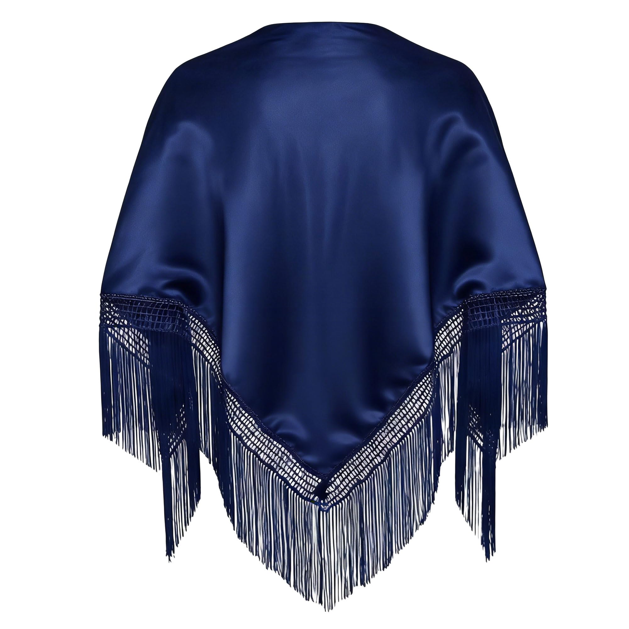 Wildarms Mantón de Sevillana Bordado con Flecos para Flamenco Feria Disfraz Baile Tradicional Mujer — view 15