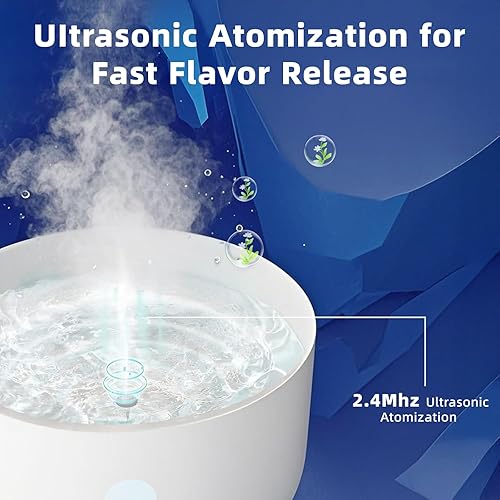 Miniatura 3 de Difusor de aceite esencial de medusa de 10.1 fl oz, difusor de niebla de aromaterapia silencioso para aceites esenciales, con 7 luces LED que