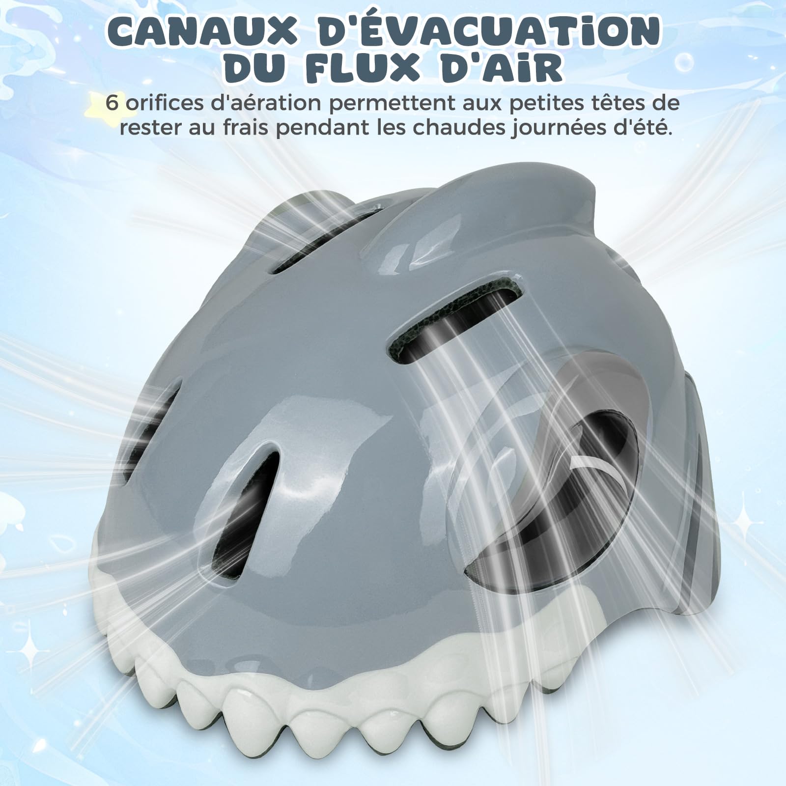 LeapBeast Casque Vélo Enfant -Casque 3D Cartoon Réglable Respirant, Casque de Patineur pour Enfants, pour Garçon et Fille, pour Vélo, Skateboard, Scooter, Scooter
