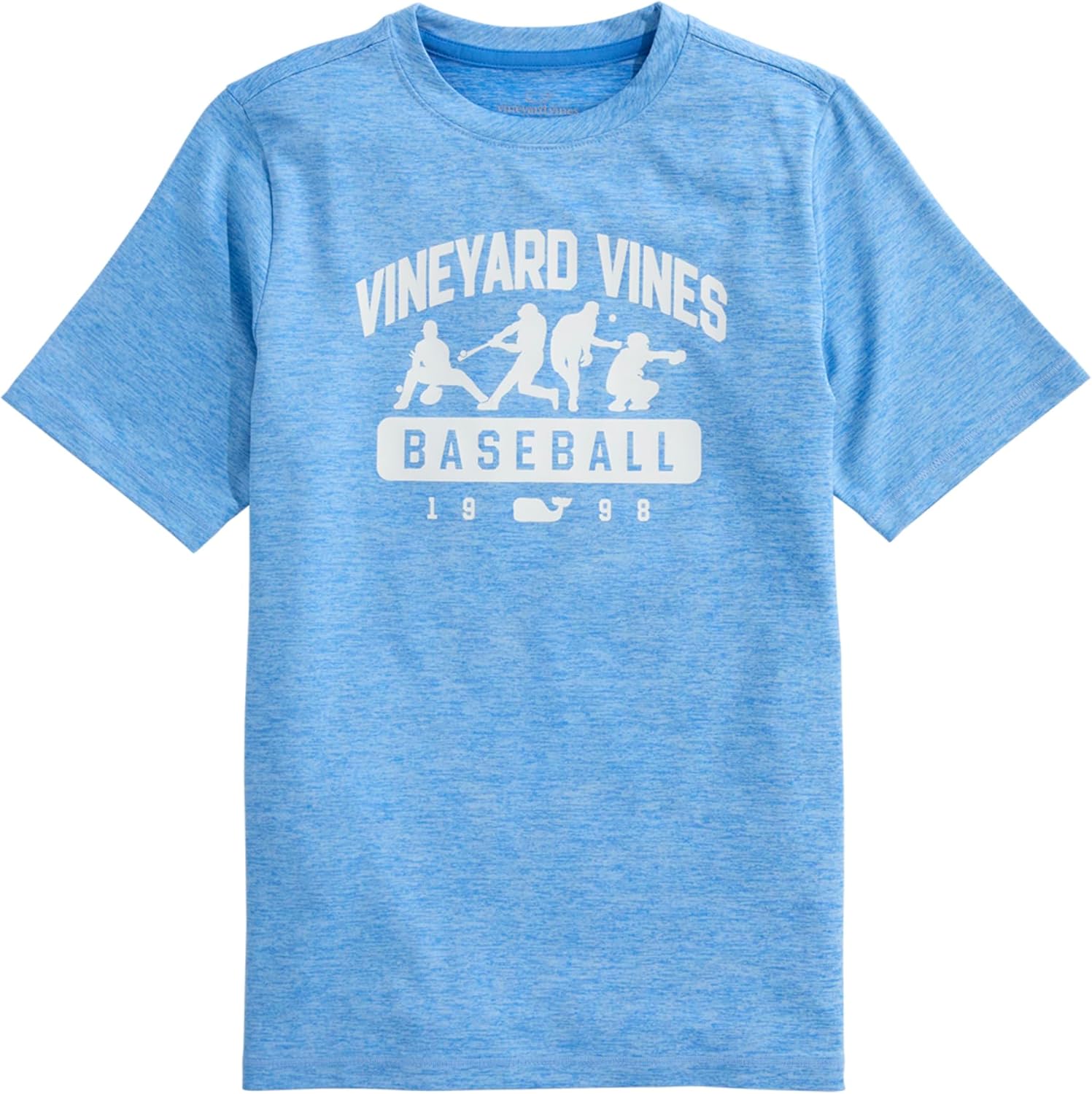 Vineyard Vines Boys Boys' Baseball Player Silhouette Short-Sleeve Harbor Performance Tee