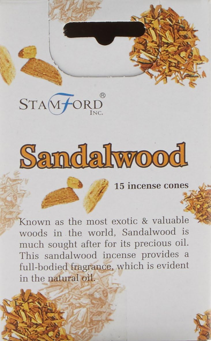 Stamford Sandalwood Incense Cones, Multi-Colour
