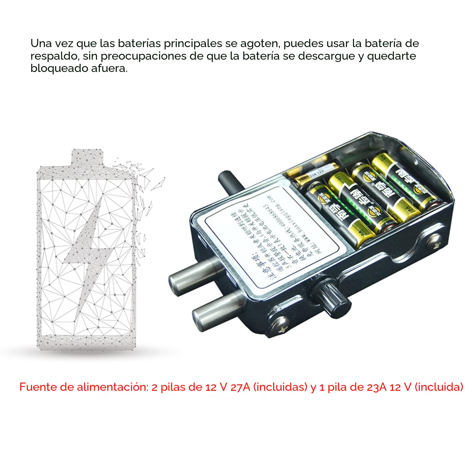 Cerradura Electrónica para Puerta con 4 Mando a Distancia, de Seguridad, Sistema de Control de Acceso para el Hogar / Hotel / Apartamento