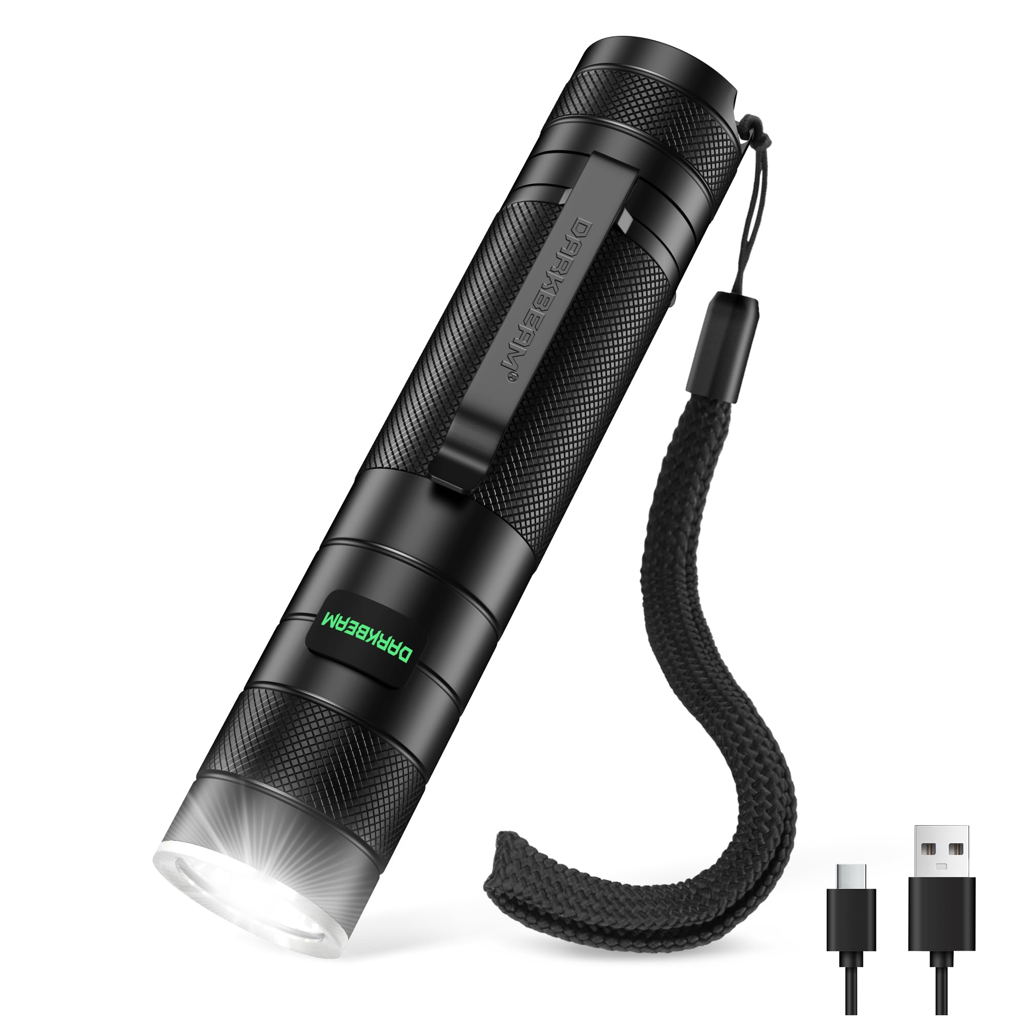 DARKBEAM Taschenlampe Klein Sehr Hell Hohe Lumens, Mini Stark Taschenlampen