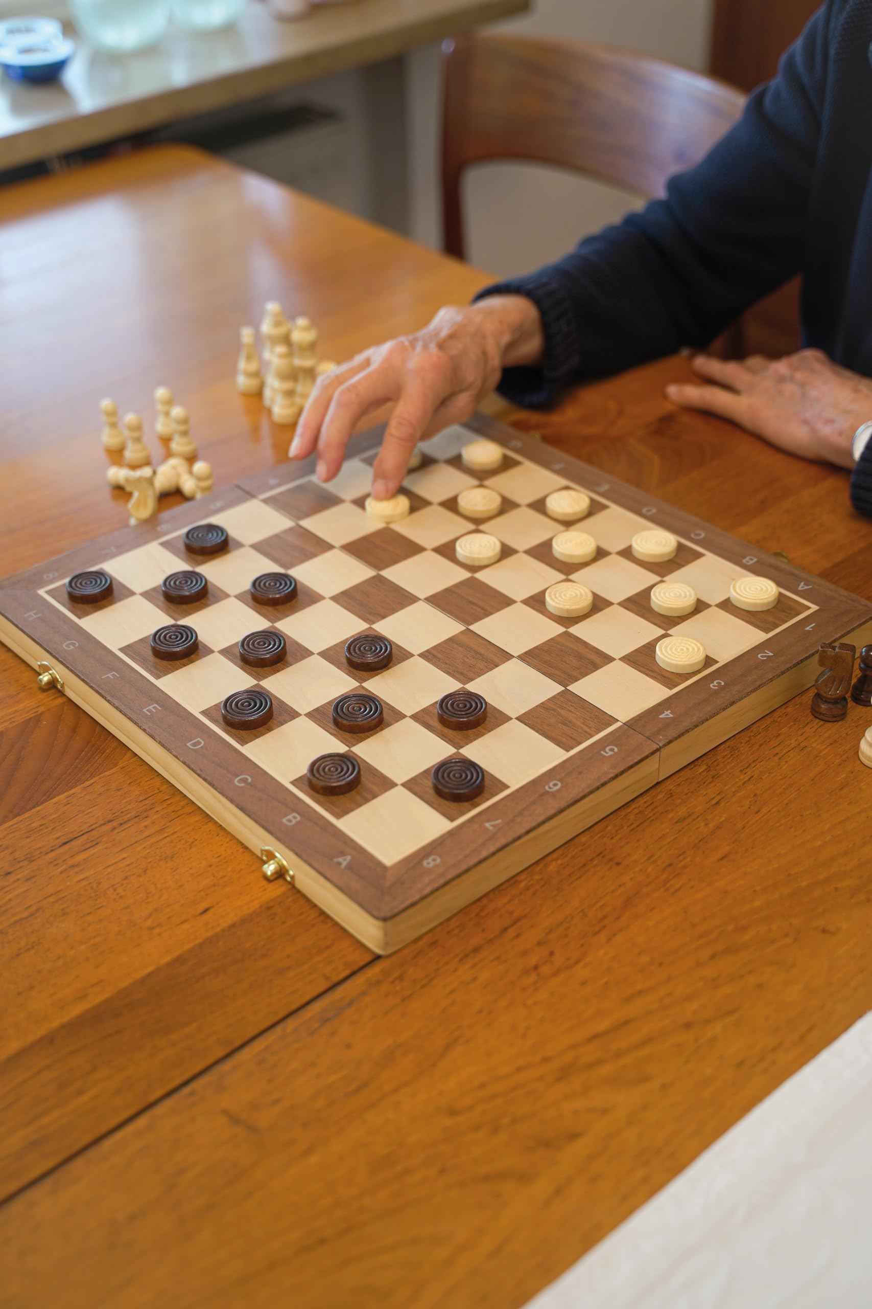 Schach/Dame Spiel 2in1, per St