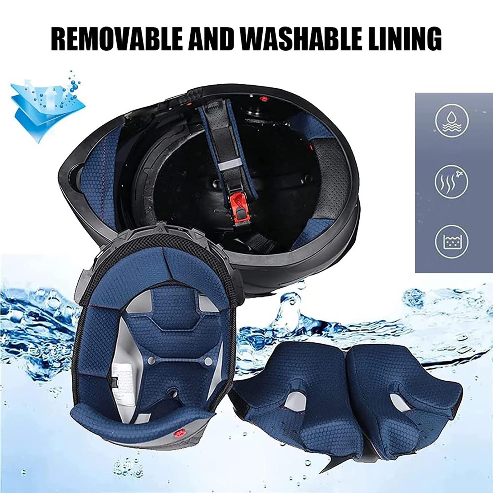 Casco De Motocicleta Abatible con Bluetooth Y Doble Visera, Casco Integral con Auriculares Bluetooth For Hombre Y Mujer, Casco Modular con Bluetooth Homologado por ECE