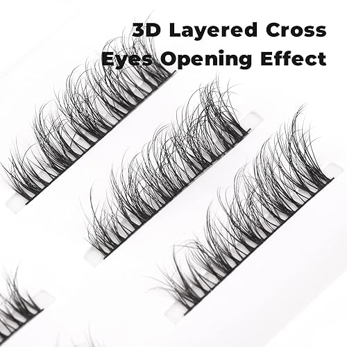Miniatura 4 de Pestañas postizas naturales, pestañas postizas 3D, pestañas de visón 3D, pestañas de ojo de gato, pestañas de banda fina, pestañas suaves, pestañas