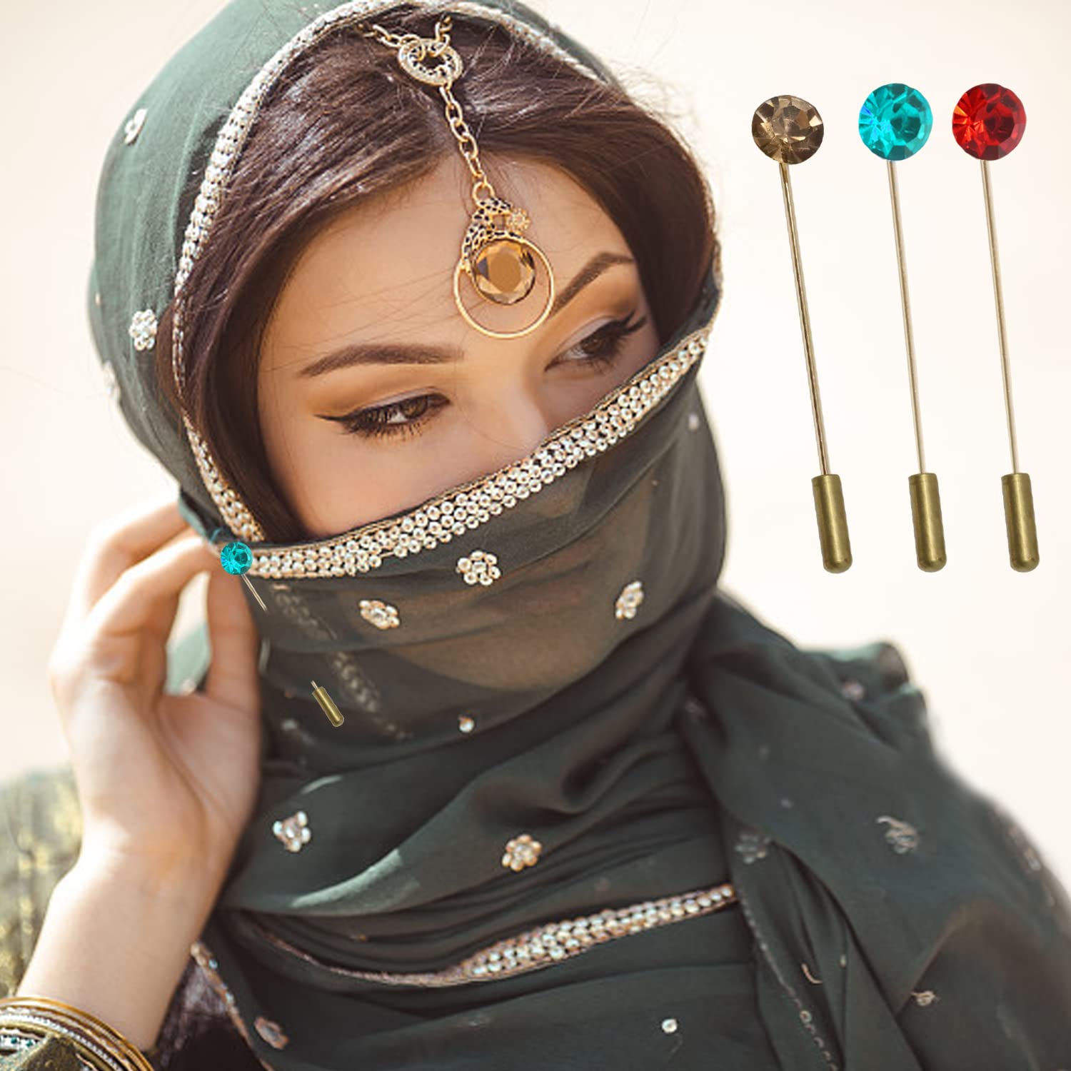 XOLY Lot De 30 épingles à Nourrice En Pierre De Cristal Pour