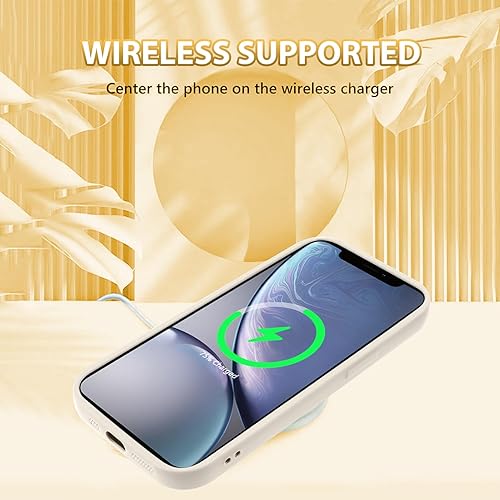 Miniatura 3 de KANGHAR Funda para iPhone XR, bonito diseño de hongos, TPU suave a prueba de golpes, para mujeres y niñas, funda delgada para teléfono, color blanco