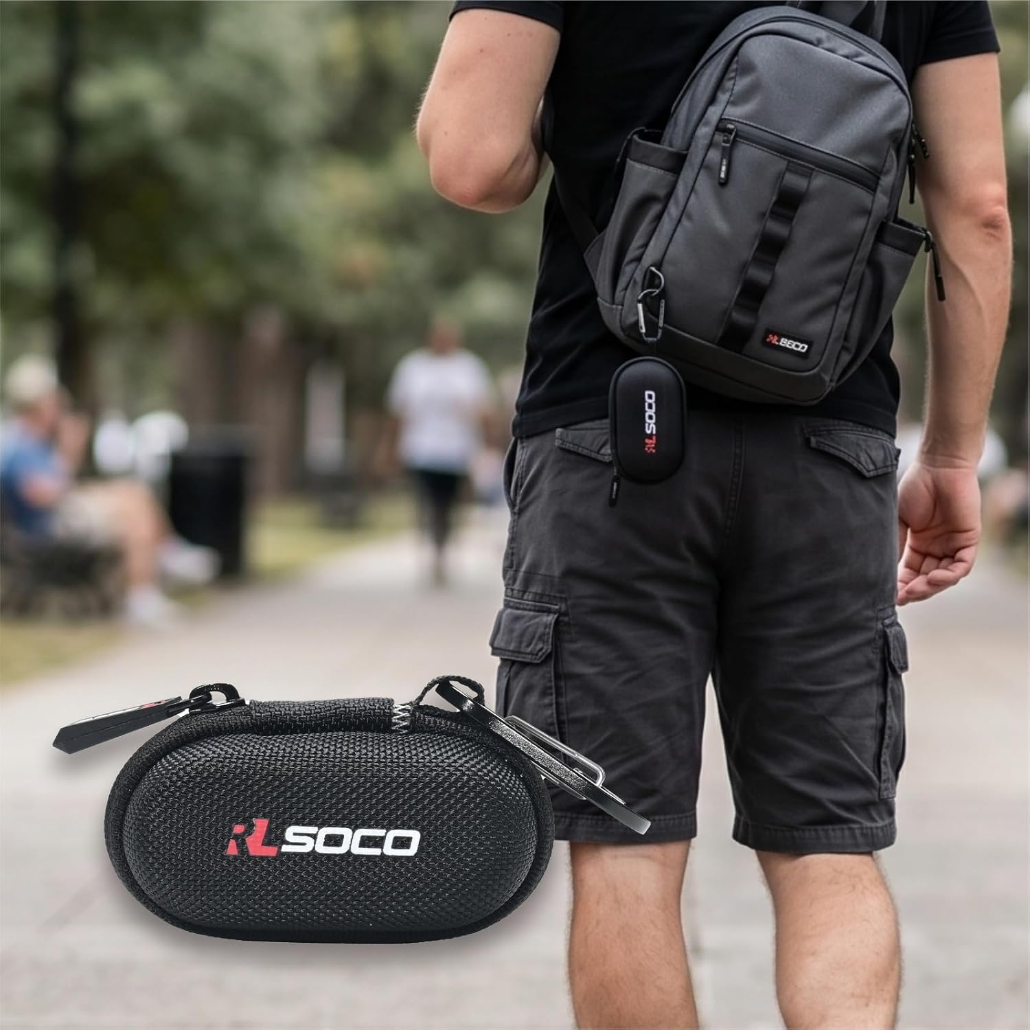 RLSOCO Hard Case for Status Pro X Wireless Earbuds (Case Only)