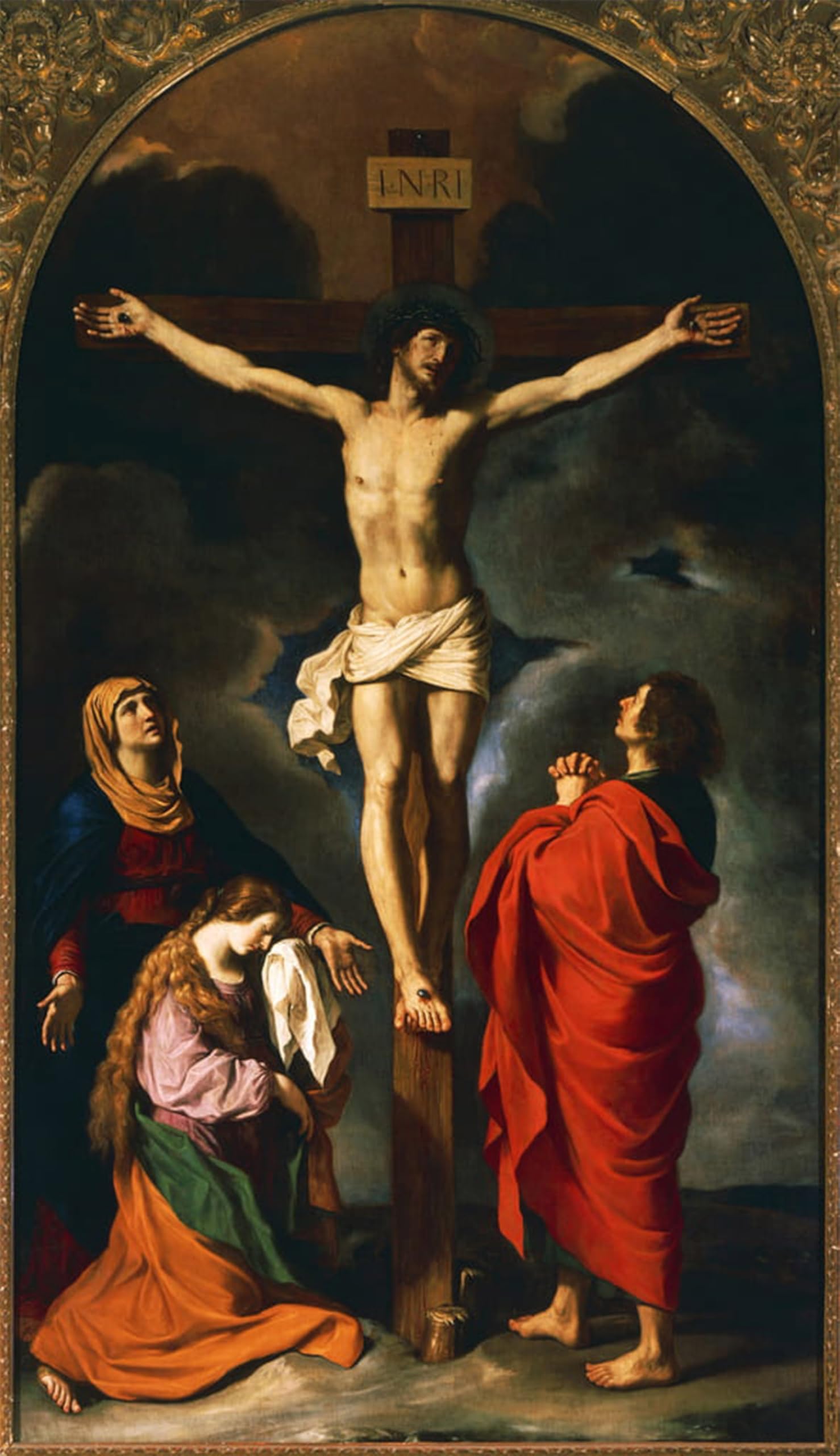 Affiche impression prints toile Crucifixion Guerchin de qualité