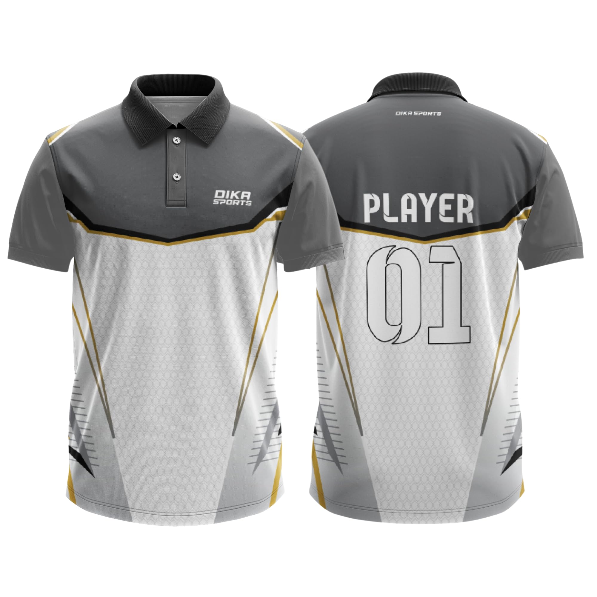 Dika SportsCustomize Name Cricket Jersey Tshirt for Men Personalised Edit Name and Number Sports T-Shirt for Mens and Kids | 2 Year to 5XL Size