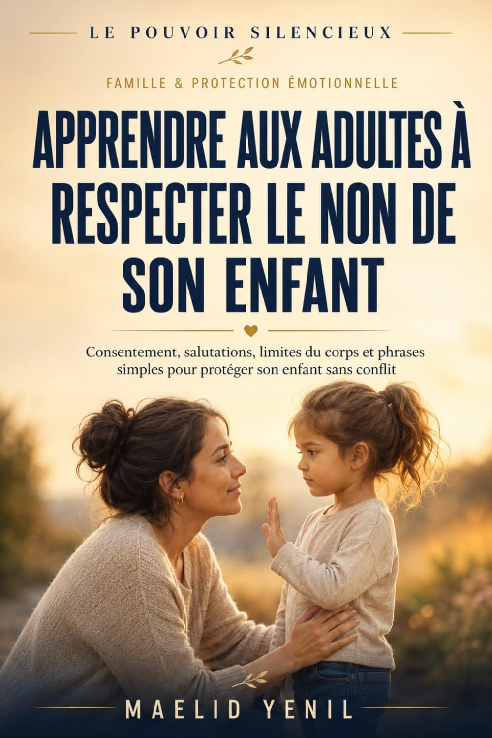 Apprendre aux adultes à respecter le non de son enfant: Consentement, salutations, limites du corps et phrases simples pour protéger son enfant sans conflit (Le Pouvoir Silencieux)