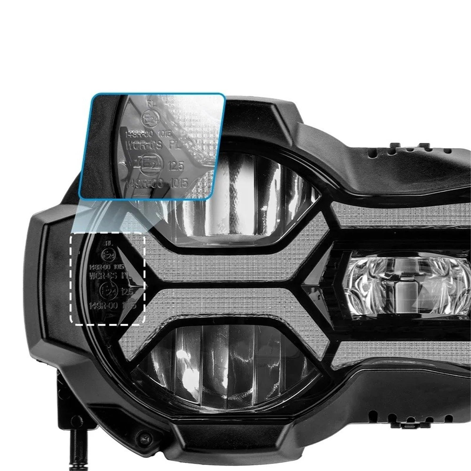 Moto Faros Delanteros Para BMW R1200GS 2013-2018 R 1200GS Para K50 Para ADV Para Adventure GS 1200 Conjunto Faro Para Motocicleta Faros LED Headlight Conjunto(R120*0GS 2013-2018)