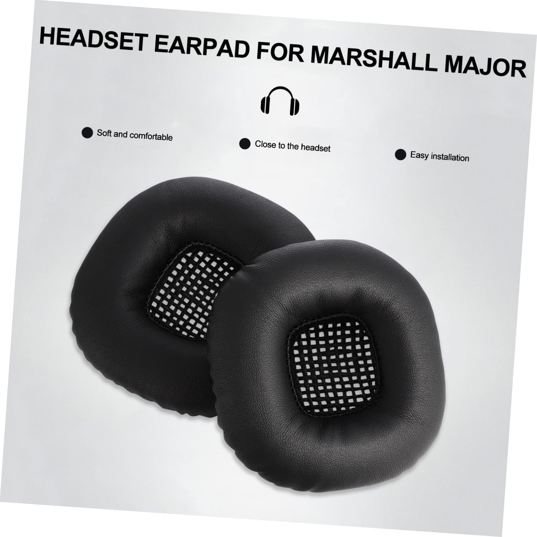 Uonlytech 3 Paia Auricolare in Cotone Cuscinetto Auricolare Per Sostituzione Delle Cuffie Cuscino Auricolare Per Major Cuscinetti Auricolari Per Cuffie Auricolari Pelle Proteica