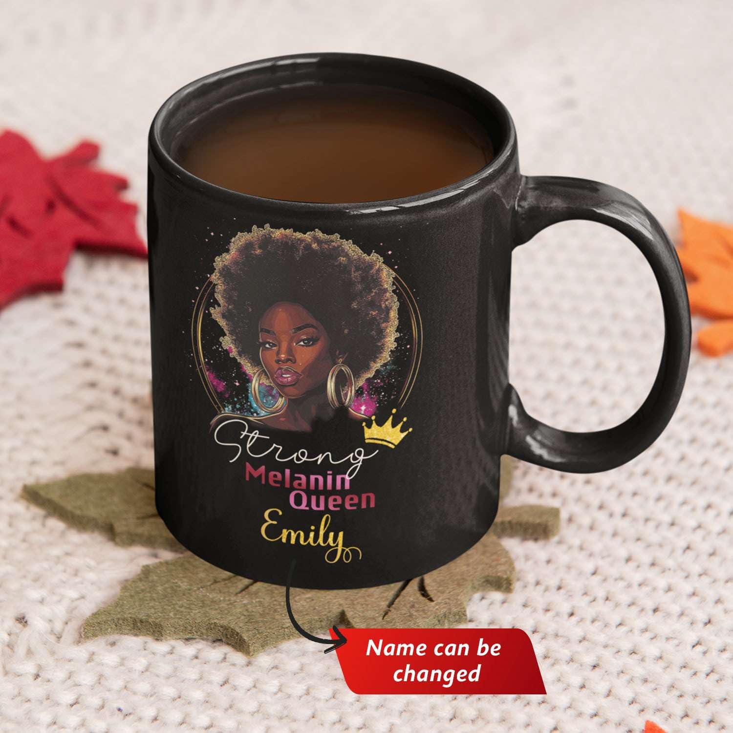 Amazon.com: FABGIFT Custom Black Woman Afro Art Coffee Cup, Motivational Black  Mug 11oz 15oz, Personalized Choose Name Ceramic Cup, Customized African  American Woman Design Mug, Inspirational Cup : Home & Kitchen