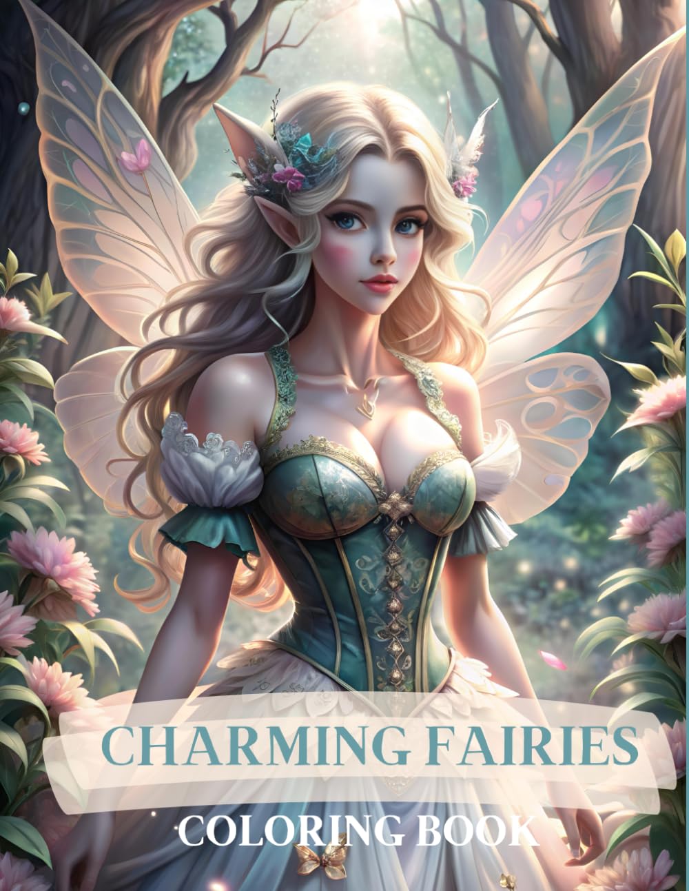 Charming Fairies: Coloring Book for Kids aged 10 to Adults with Magical Charming Fairies to Have Fun and Relaxation