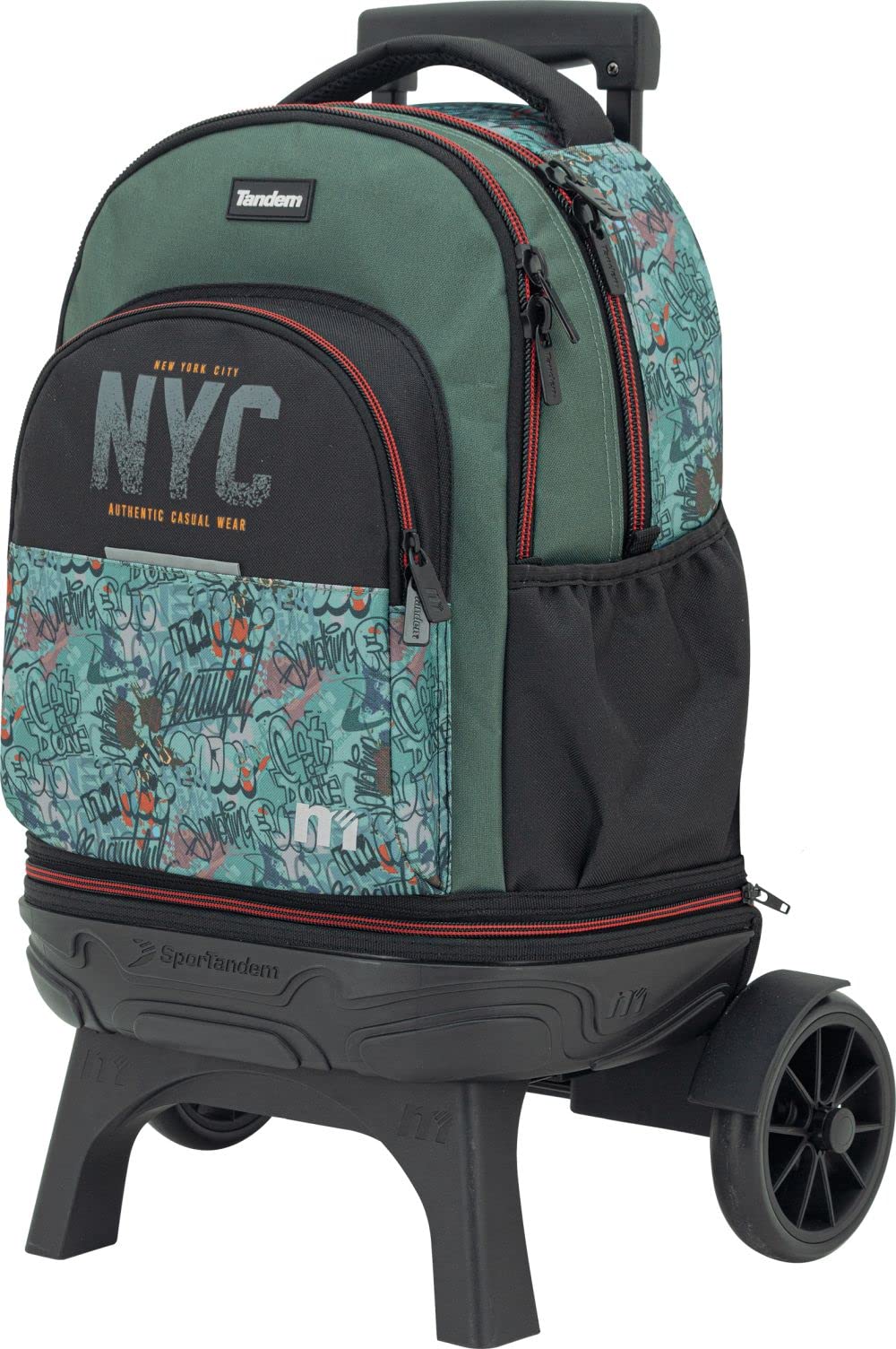 Sportandem Mochila Carro Fijo Compact Desmontable Ruedas Grandes Tandem N Y C