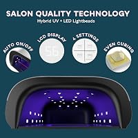 SUNUV UV LED Körömszárító Lámpa 48W Professzionális Gél Lakk Szárító Automatikus Érzékelővel LCD Kijelzővel Otthoni és Szalon Használatra 3