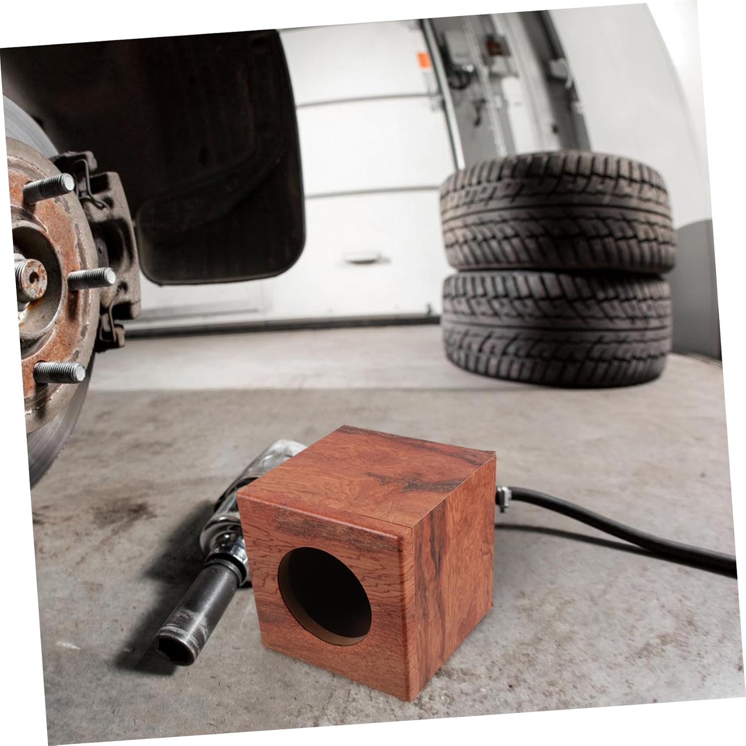 Healifty Car Audio Enclosures: Wooden Speaker Boxes Truck Stereo Enclosure for Home Vehicles Great Audio Sound Speaker Experiences 4 Inch