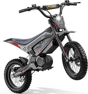 Electric Motorcyle for Teens Adults- 2000W Peak Geard Motor, 32MPH Max Speed, 48V 21Ah Removable Battery E Motorcycle with Fat Tire, IP67 Rainproof, Magnetic Kill Switch for Age13+