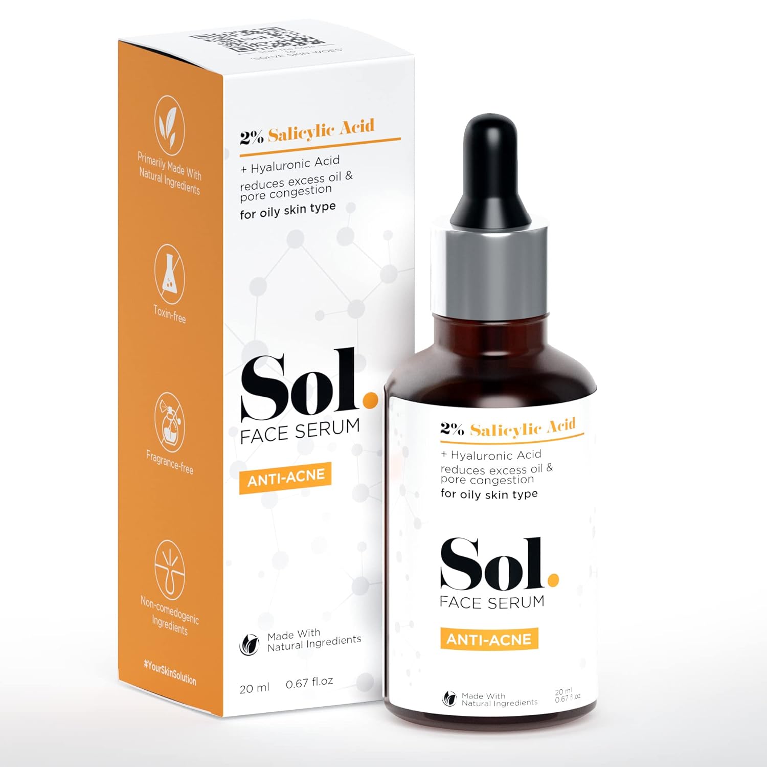 The Man Company Sol. 2 Salicylic Acid Face Serum For Acne Prone & Oily