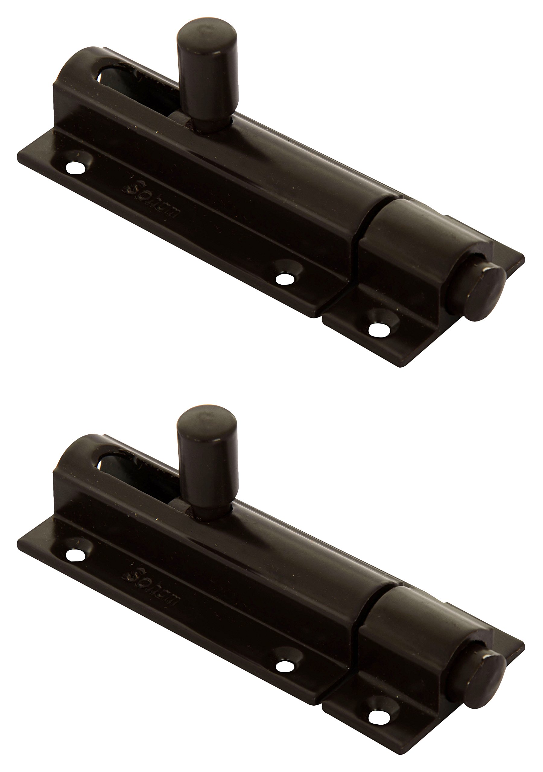 ACE Aluminum Tower Bolt (Brown, 2-Piece)