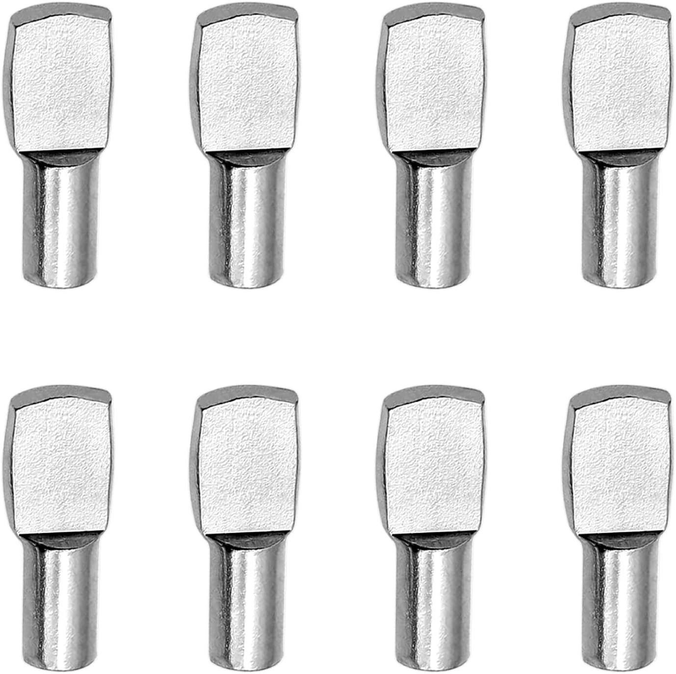 100 Pcs Shelf Pins Pegs,5mm Spoon Shape Metal Shelf Support Pegs,Bookshelf Pegs for Shelves,Cabinet Shelf Bracket Pegs Adjustable Shelf Pins Holders for Kitchen Furniture & Closet (Black)
