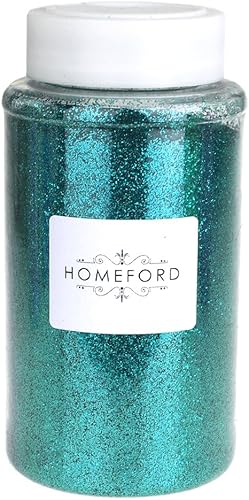 Miniatura 4 de Homeford Botella de purpurina fina, 1 libra a granel (amarillo)