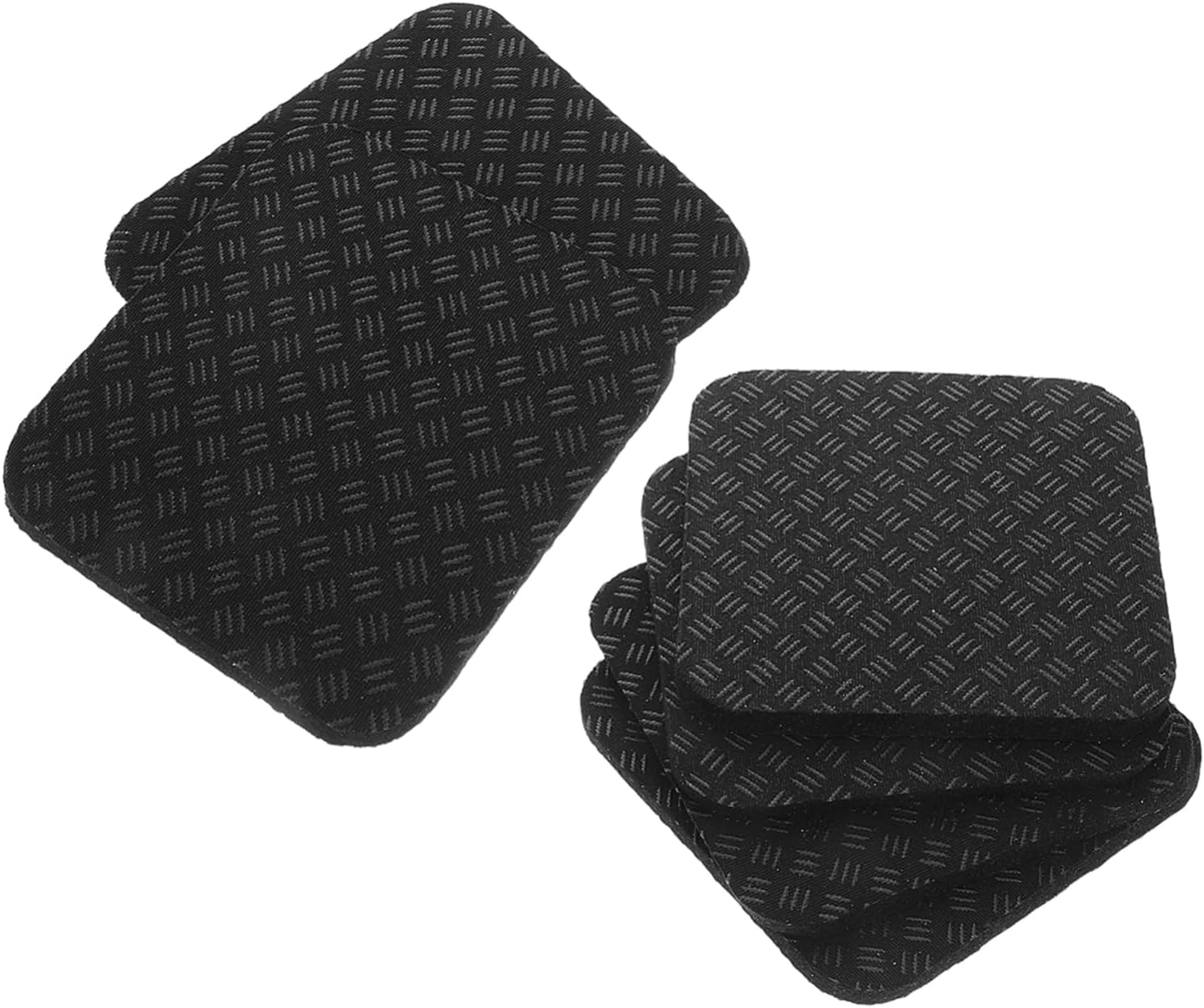 Totority 6pcs Silicone Treadmill Mat Pads for Noise Reduction and Floor Non- Exercise Equipment Mat for Elliptical Machines Home Gyms