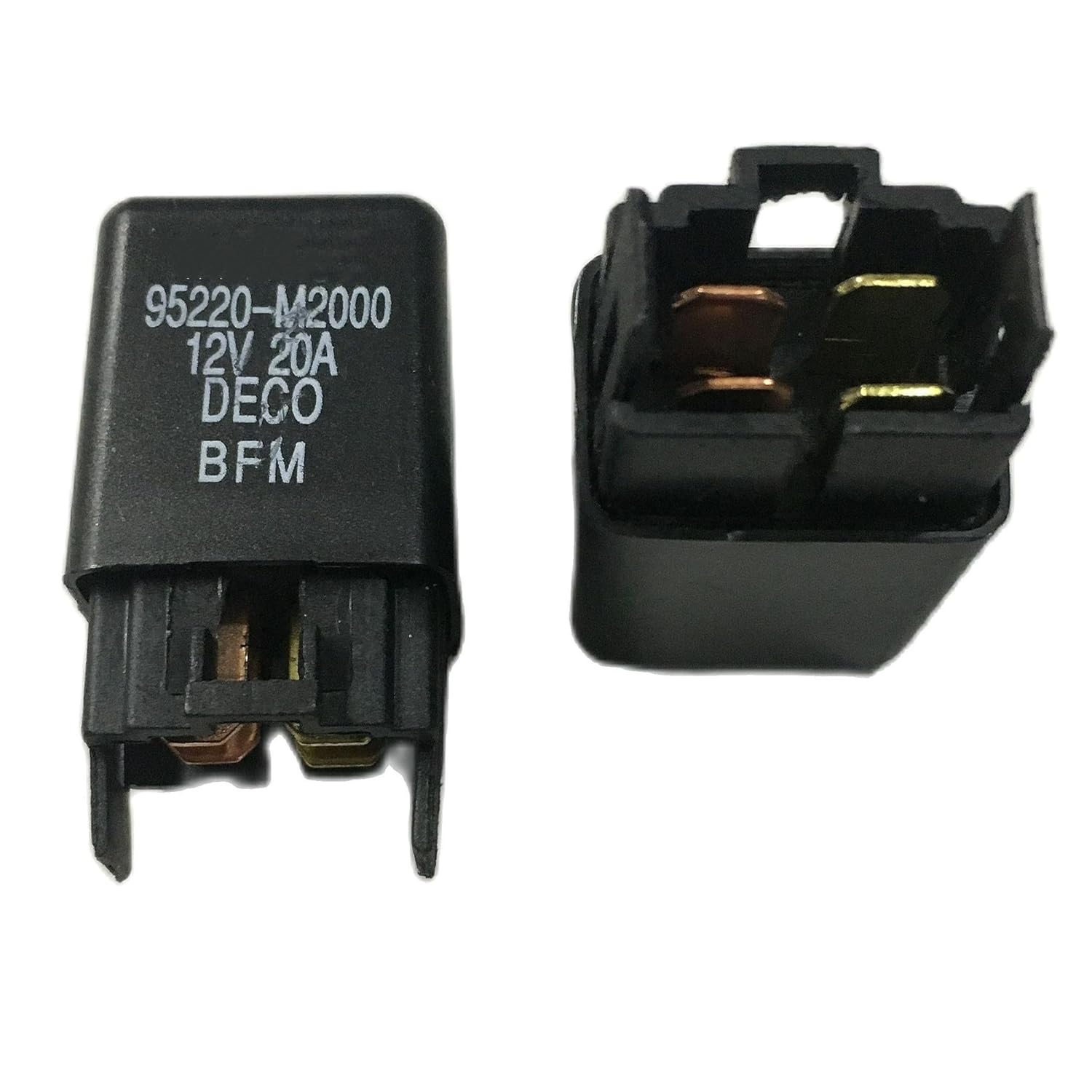 2PCS 95220-M2000 Automobile Relay 95220-2S000 95225-2D000 95224-2D000 95224-2D000 Automotive air Conditioning Fan Relay 12VDC(95220-M2000)