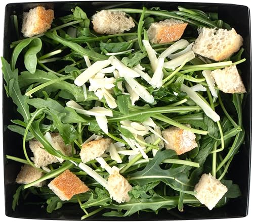 Miniatura 9 de Matsuri Vision - Bandejas de sushi de 5 x 4.4 x 1.4 pulgadas, 100 cajas de embalaje de sushi a prueba de grasa, tapas se venden por separado,