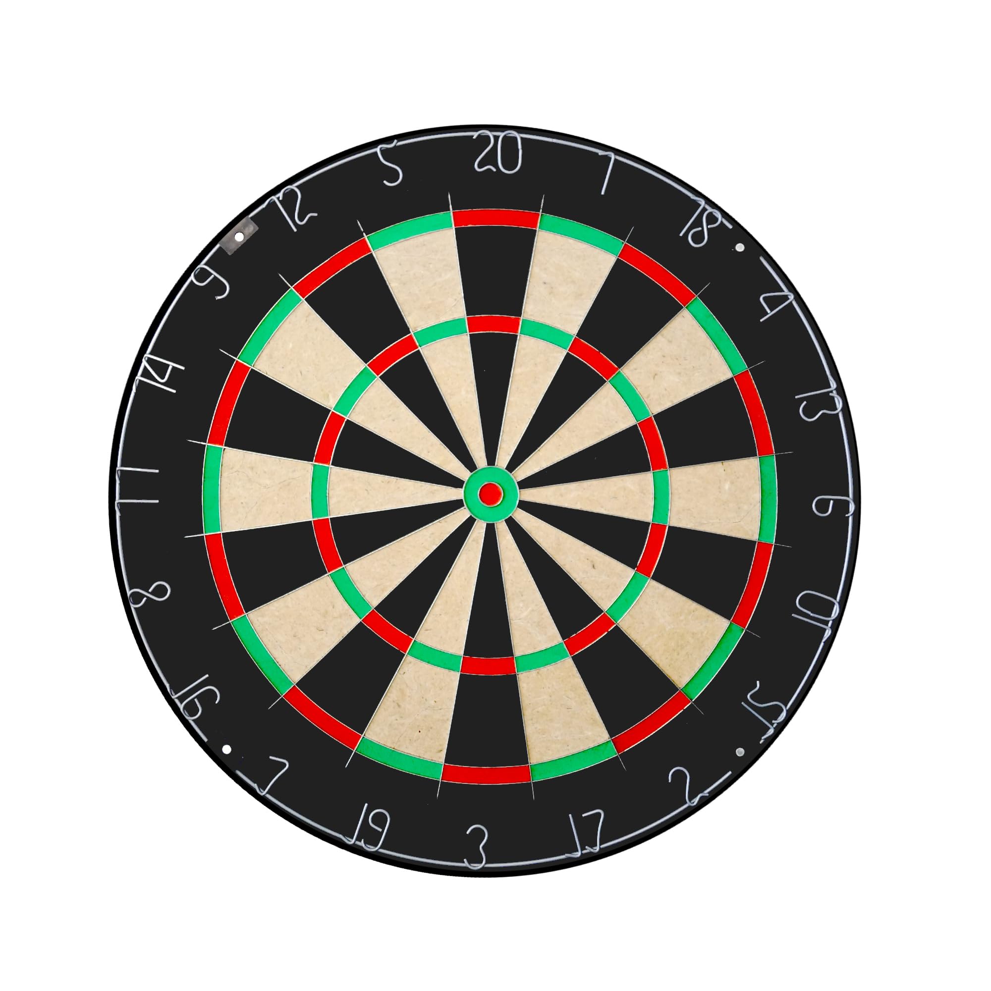 Karella Dartboard BullOut, Turnier Steeldartscheibe, klammerfreie und ultradünne Verdrahtung, bestes Profi-Sisal, drehbarer Zahlenring, ⌀ 45cm, auch als Set inkl. 2 Satz Darts 21g