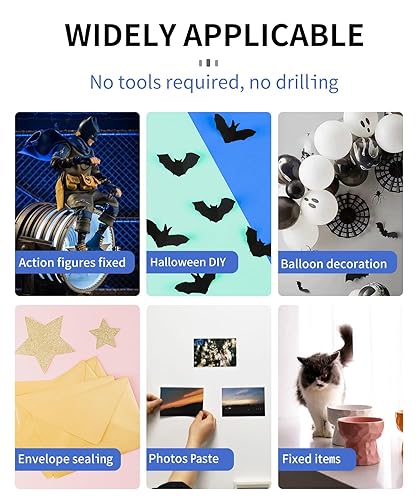 Miniatura 5 de 480 masillas de pegamento de gel extraíbles para figuras de acción de museo, puntos adhesivos transparentes para terremotos, puntos adhesivos