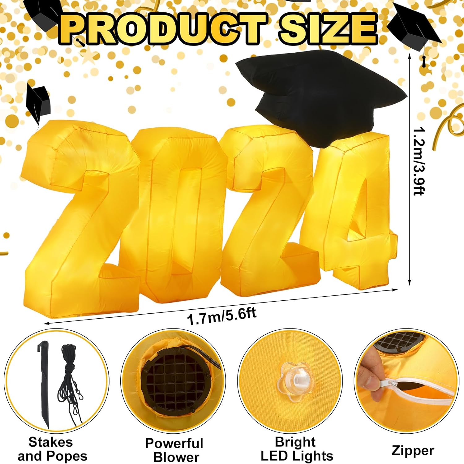 5.6 ft 2024 Inflatable Graduation Party Decorations Philippines | Ubuy