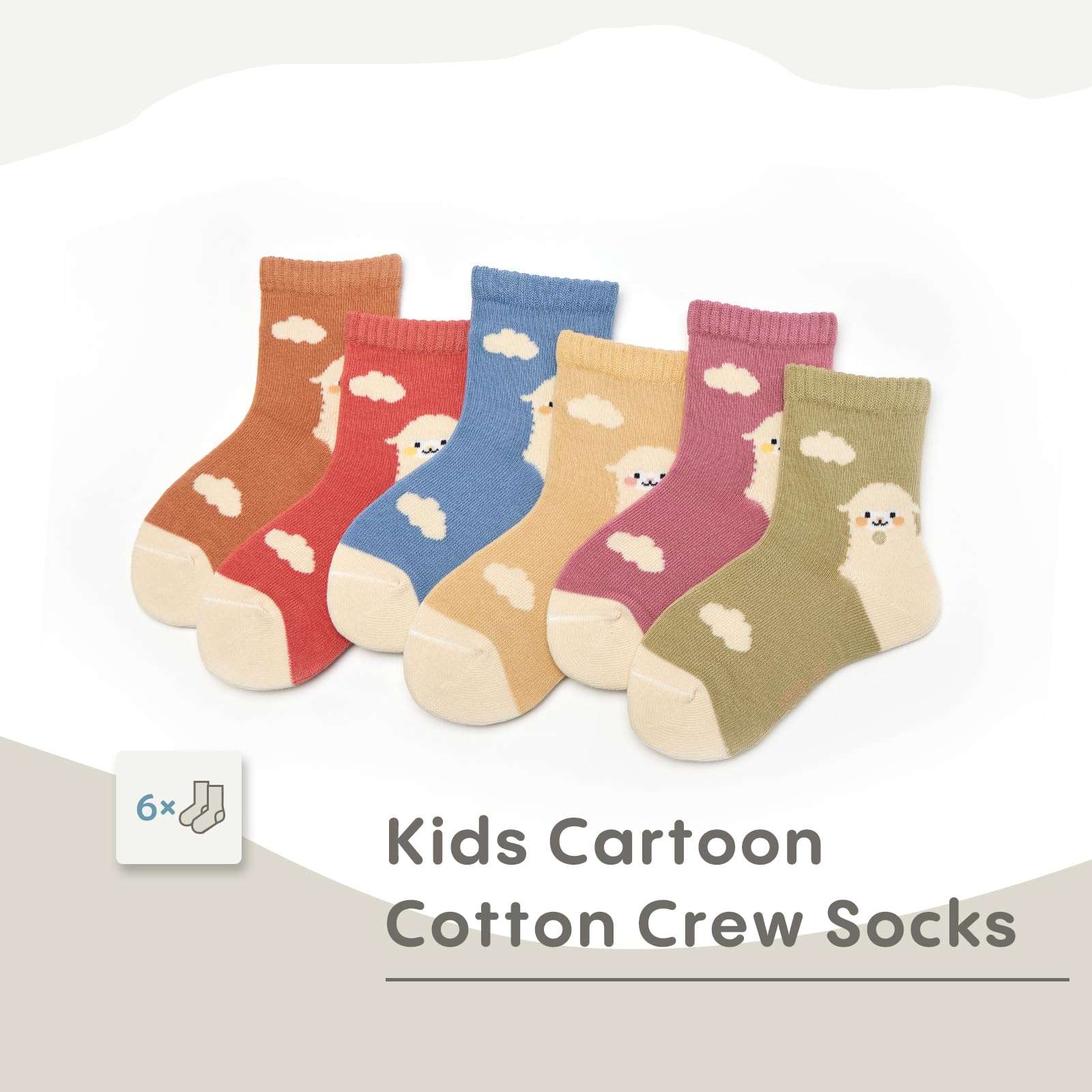 Calcetines de algodón para niños, sin costuras, calcetines de vestir coloridos para niños