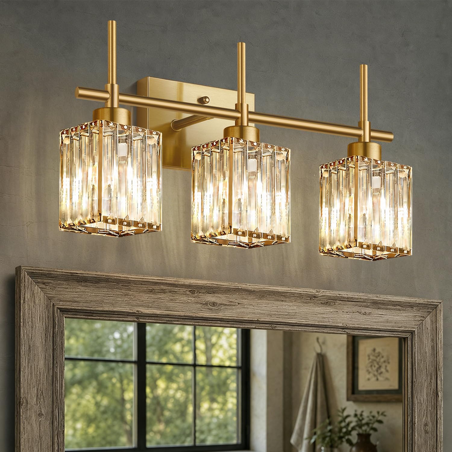Photo 1 of Torondo 3-Light Crystal Vanity Light