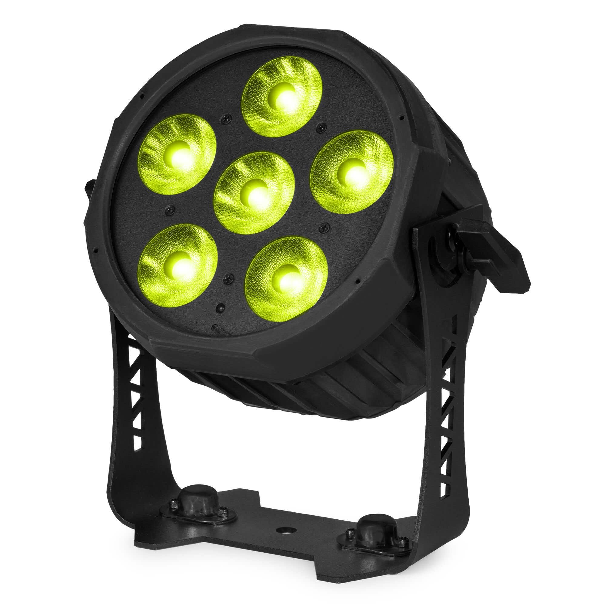 BeamZ Professional WX66 Foco LED PAR Exterior RGBALC 6x20W IP65 con WDMX RDM y OLED