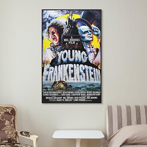 Miniatura 7 de Póster de película de Young Frankenstein, póster estético de terror, pinturas artísticas en lienzo, decoración de pared, decoración del hogar, sala