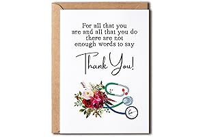 Heartfelt Gratitude: Thank You Card for Healthcare Heroes