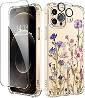 Vista 185 de GVIEWIN - Funda para iPhone 11 con protector de pantalla + protector de lente de cámara, cubierta protectora transparente suave de poliuretano