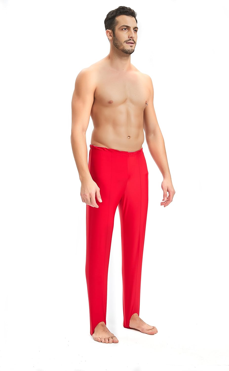 Mens and Boys Gymnastics Pants Leotard Youth Ballet Tights Stirrup Pants for Dance Yoga Practice Athletic