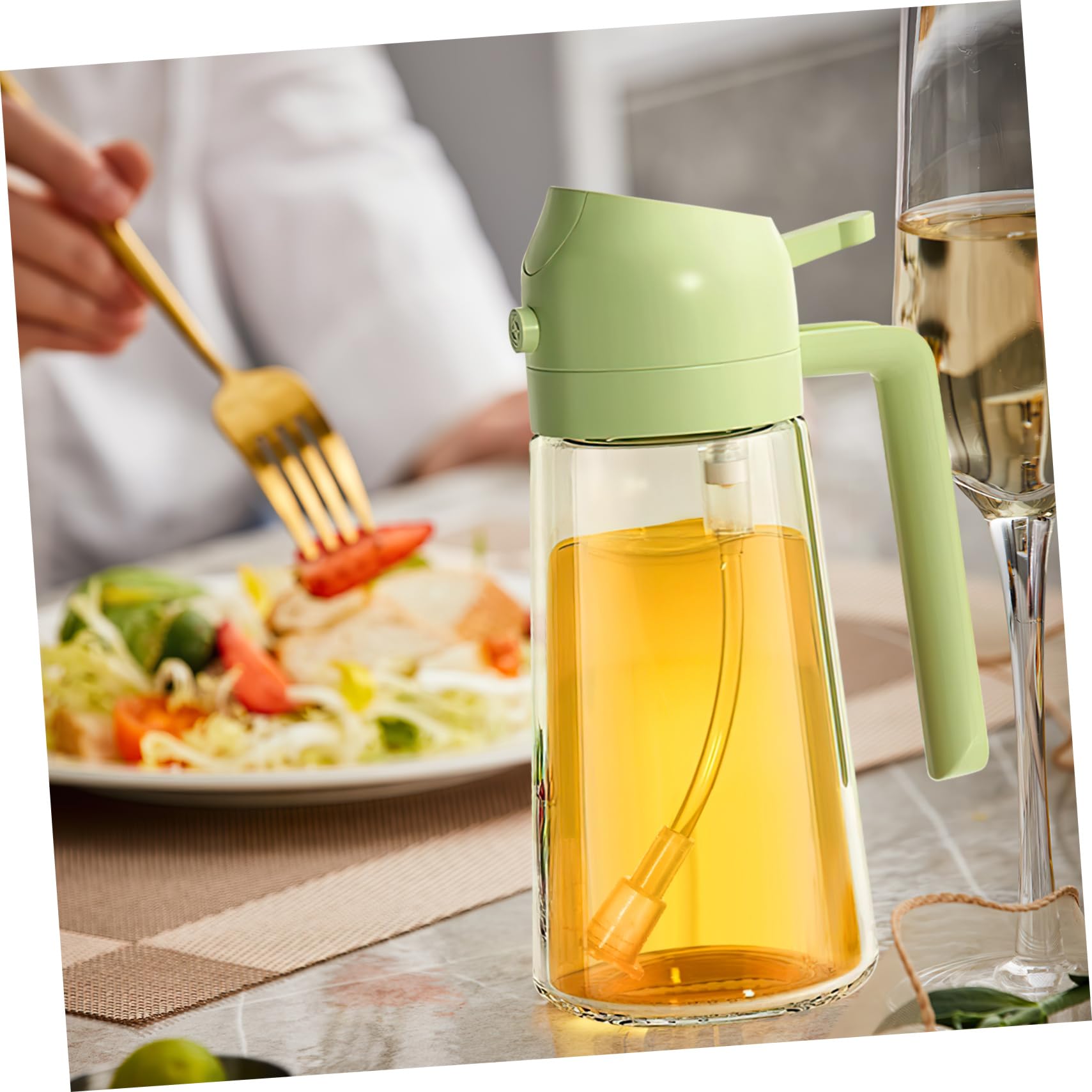 PRETYZOOM 4piezas Botellas De Para Rociador De De Dispensador De Cocina Elegante y Práctico Spray y Vertido Para Cocinar y Aderezar Ensaladas