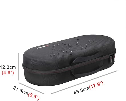 RLSOCO Travel Case for Dyson Airwrap Complete Long/Complete Styler HS08 HS05 HS01,NOT for Dyson Airwrap i.d. - Fits 4pcs Long Barrels or Short Barrels - Black (Case Only,Hair Styler is not Included)