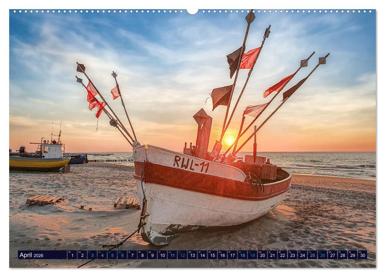 Ostseeträume (hochwertiger Premium Wandkalender 2026 DIN A2 quer), Kunstdruck in Hochglanz: Ein stimmungsvoller Ostsee-Kalender mit eindrucksvollen ... und ruhigen Meeresmomenten. (CALVENDO Orte)