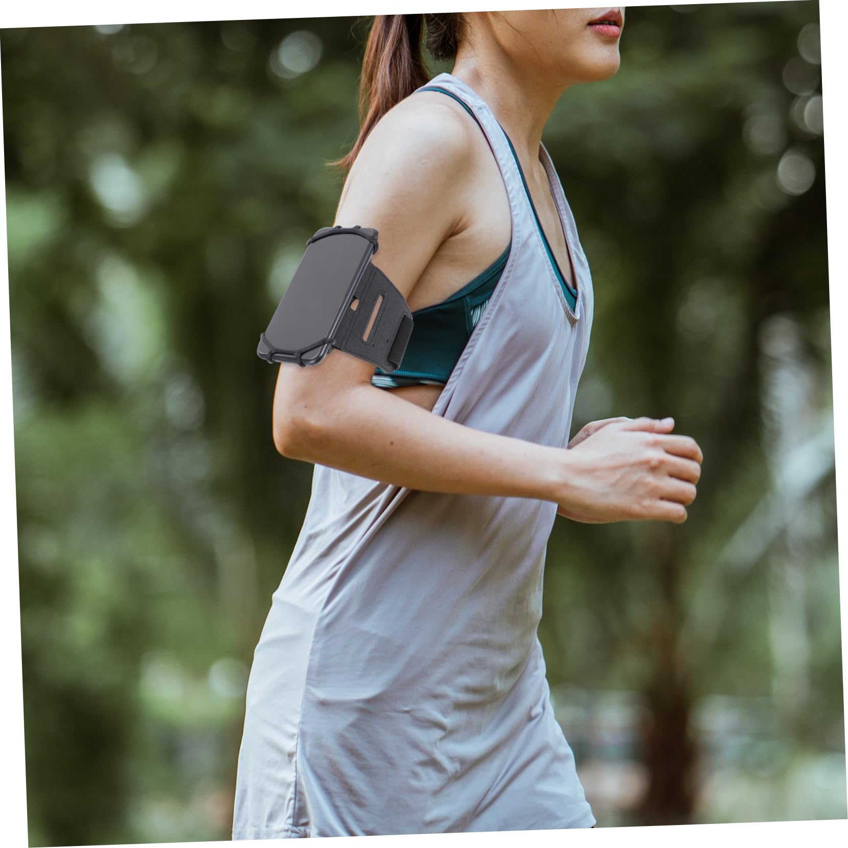 jojofuny 3pezzi Phone Arm Band Supporto Mobile Per Sport All Aria Aperta Compatibile Con Cellulari e Smartphone Per Corsa e Ciclismo