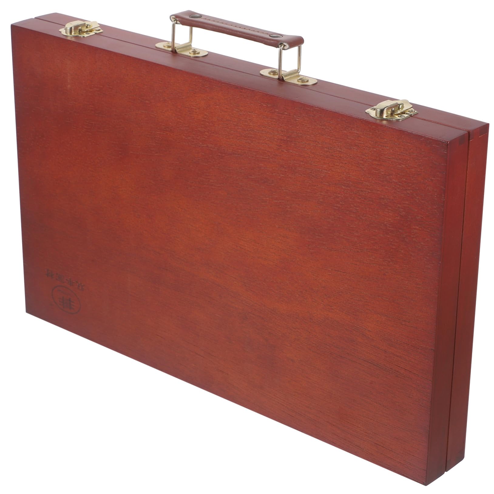 Multifunktionale Holz Malbox mit Griff Europäischer Malkasten aus Stabilem Holz Leicht und Robust für Outdoor und Desktopaufbewahrung von Künstler und Schülerbedarf
