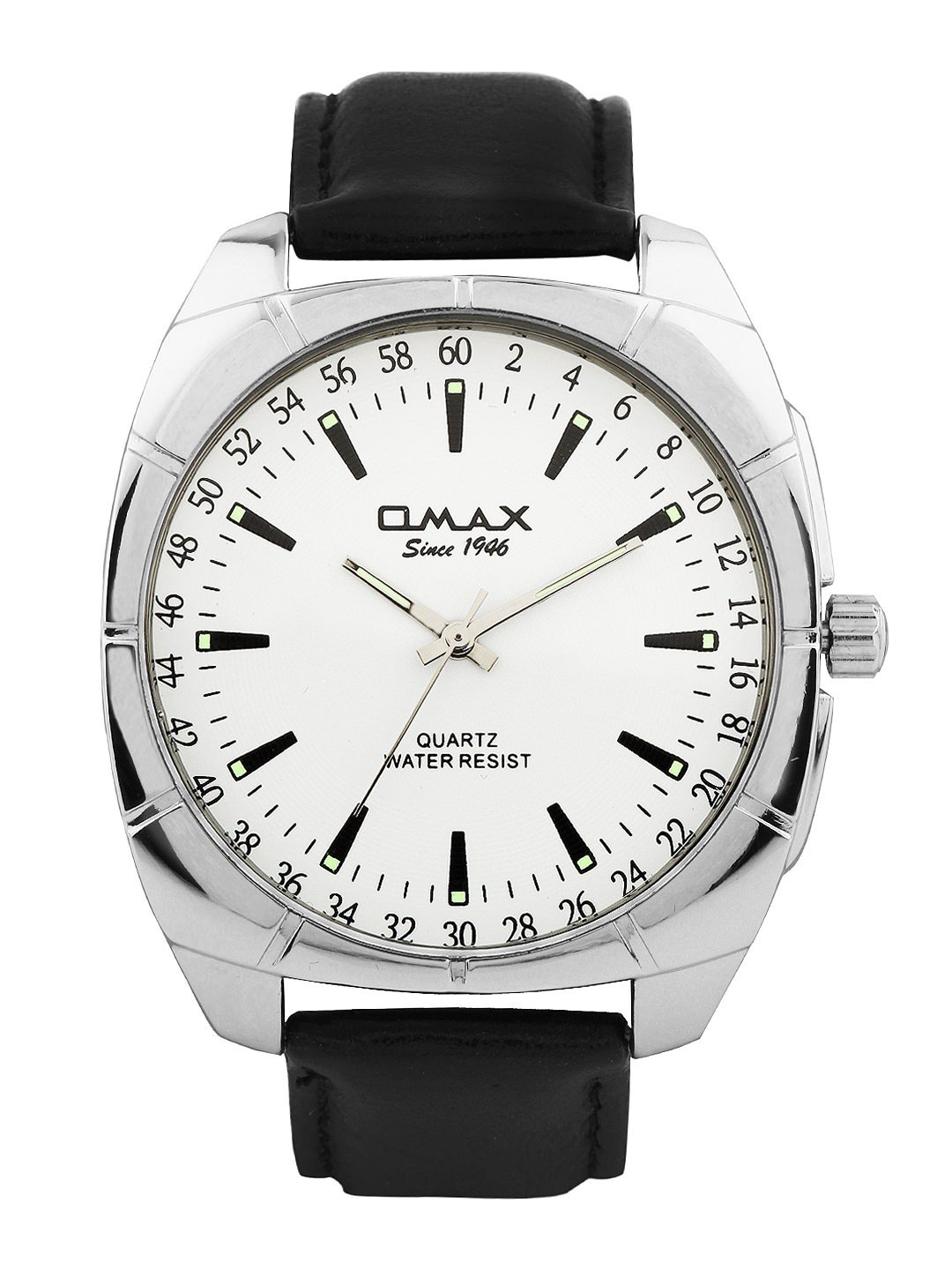 OMAX Analog White Dial Black Genuine Leather Strap Mens Watch - TS126 (B00C4Y2GMA) Amazon Price History, Amazon Price Tracker