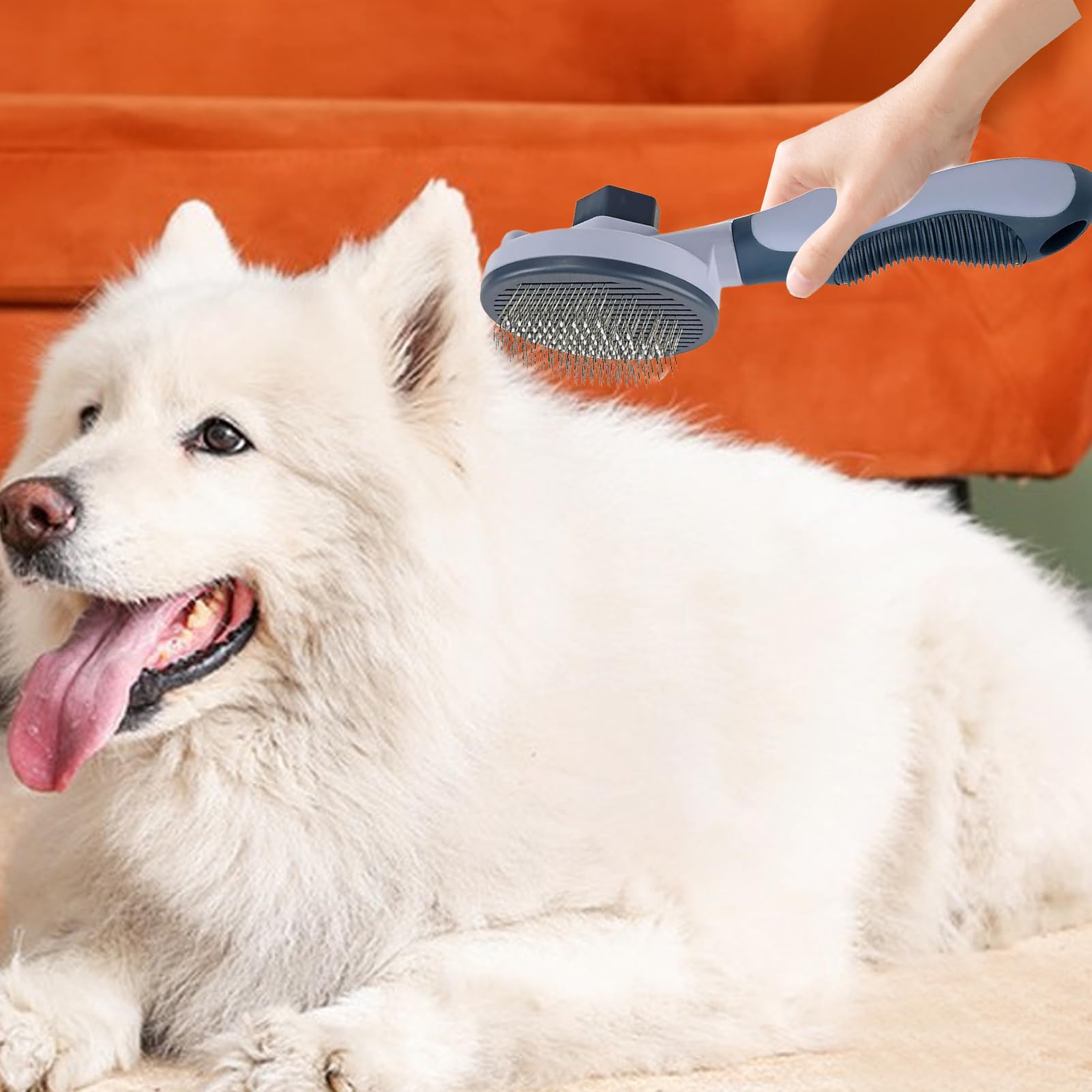 Bürste Für Hunde | Kamm Zum Entfernen Von Katzenfell Und Haaren | Werkzeug Zur Entfernung Von Hundehaaren | Für Baden, Duschen, Mittelgroße Und Große