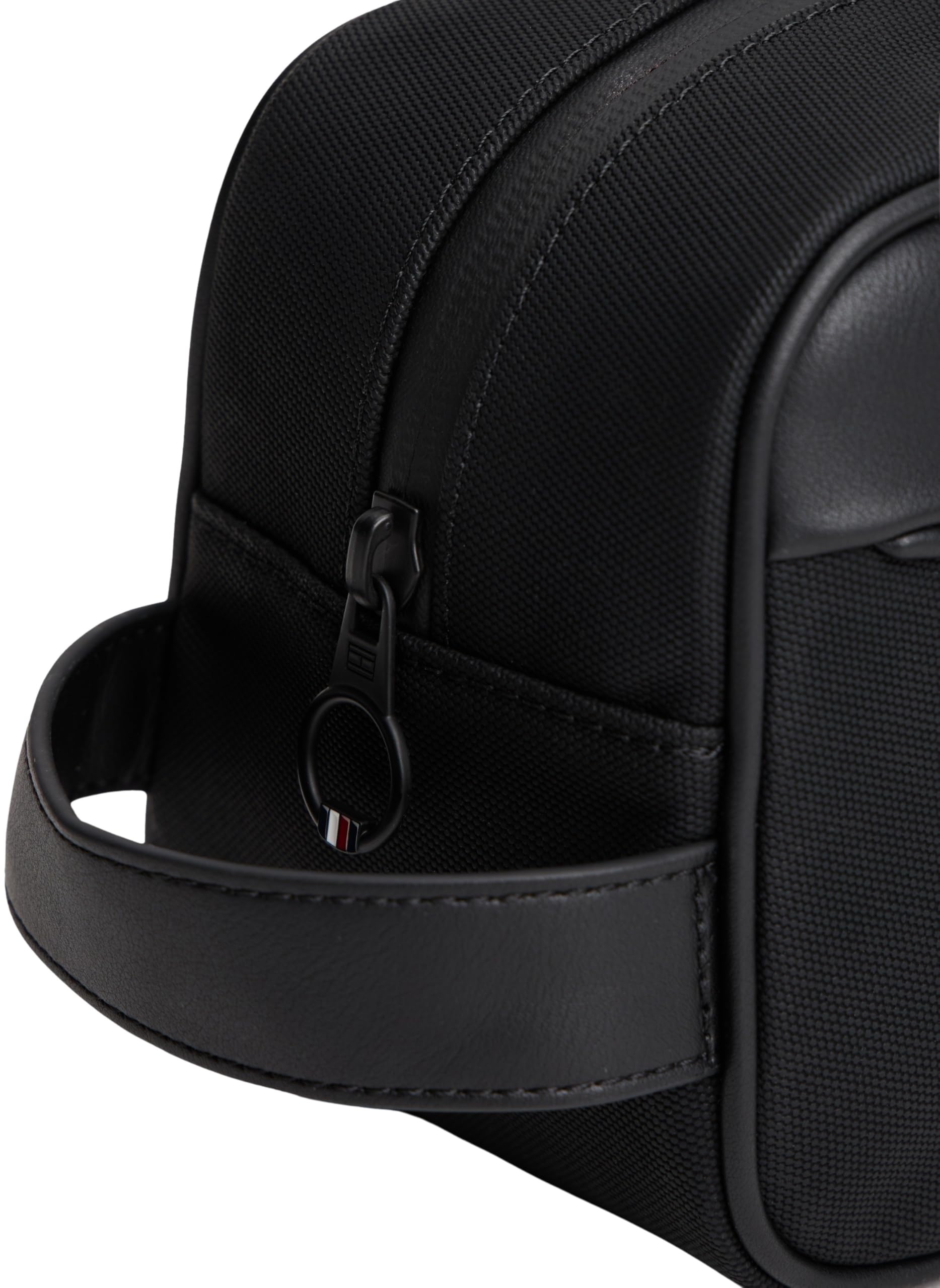 Tommy Hilfiger TH Foundation WASHBAG AM0AM13747 - Bolsa de Lavado para Hombre, Color Negro (Negro), Talla única